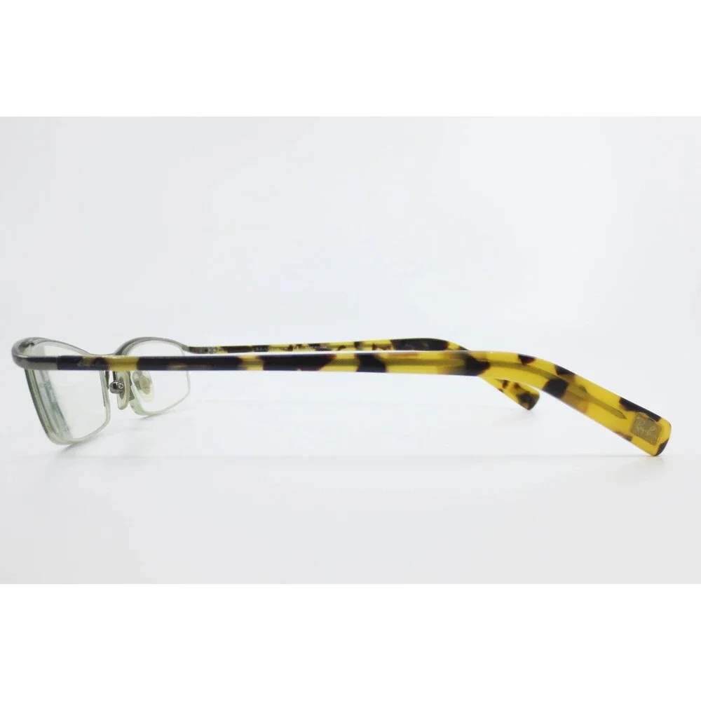 Ray-Ban RB8586 1000 Titanium Eyeglasses Gunmetal Tortoise Rectangular 51-17-135